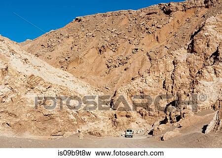 Truck on Valle de la Luna (Valley of the Moon), Atacama Desert, Chile View Large Photo Image Stock Photo - Truck on Valle de la Luna (Valley of the Moon), Atacama Desert, Chile. Fotosearch