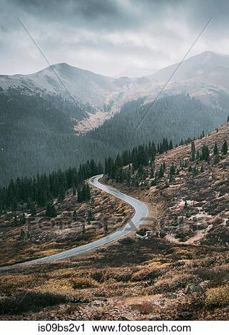 Winding road through forest, Aspen, Colorado, USA View Large Photo Image Stock Image - Winding road through forest, Aspen, Colorado, USA. Fotosearch