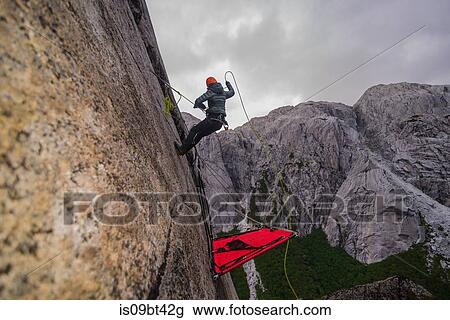 Woman setting up portaledge, Cochamo, Los Lagos, Chile View Large Photo Image Stock Image - Woman setting up portaledge, Cochamo, Los Lagos, Chile. Fotosearch