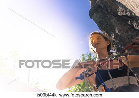 Young female rock climber 0eparing climbing rope, Smoke Bluffs, Squamish, British Columbia, Canada View Large Photo Image Stock Image - Young female rock climber 0eparing climbing rope, Smoke Bluffs, Squamish, British Columbia, Canada. Fotosearch