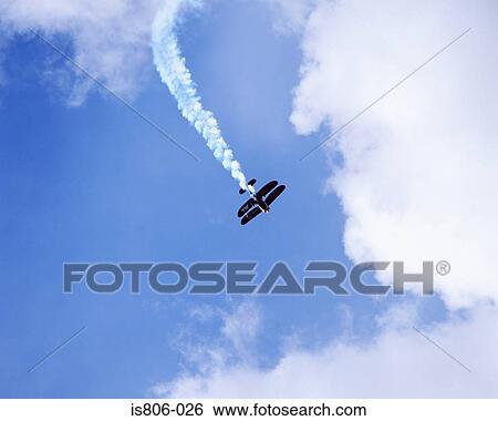 Aircraft acrobatics View Large Photo Image Stock Photograph - Aircraft acrobatics. Fotosearch