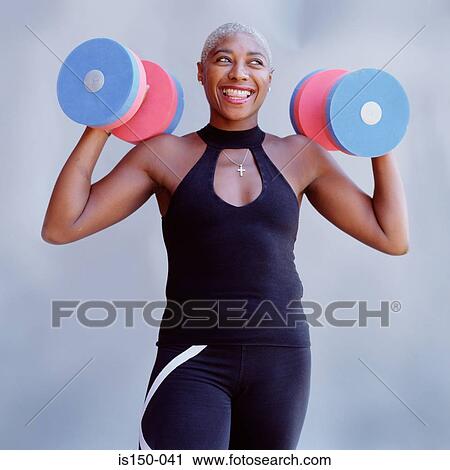 Female Weightlifting View Large Photo Image Stock Image - Female Weightlifting. Fotosearch