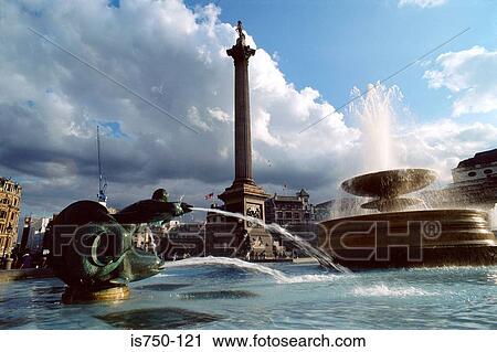Fountain near Nelsons Column View Large Photo Image Stock Image - Fountain near Nelsons Column. Fotosearch