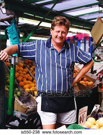 Market trader View Large Photo Image Stock Photo - Market trader. Fotosearch