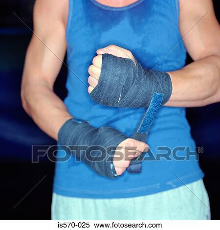 Boxer's bandaged hands View Large Photo Image Stock Photography - Boxer's bandaged hands. Fotosearch