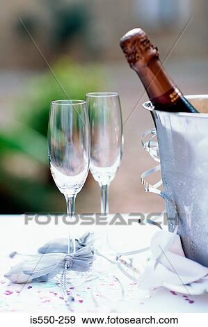 Stock Photo - Champagne glasses. Fotosearch