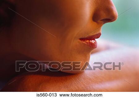 Close-up of woman's mouth View Large Photo Image Stock Image - Close-up of woman's mouth. Fotosearch