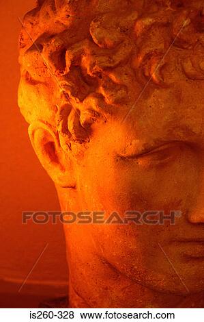Stock Photo - Head of classical statue. Fotosearch