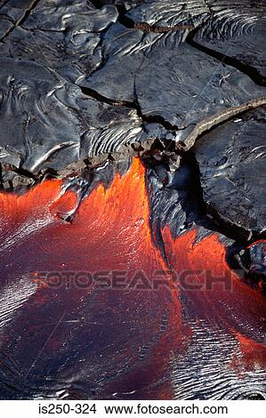 Molten lava View Large Photo Image Picture - Molten lava. Fotosearch