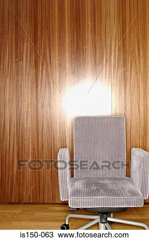 Stock Image - Empty office chair. Fotosearch