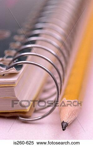 Notebook and pencil View Large Photo Image Stock Photography - Notebook and pencil. Fotosearch