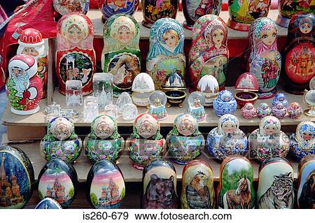 Stock Photo - Russian nesting dolls. Fotosearch