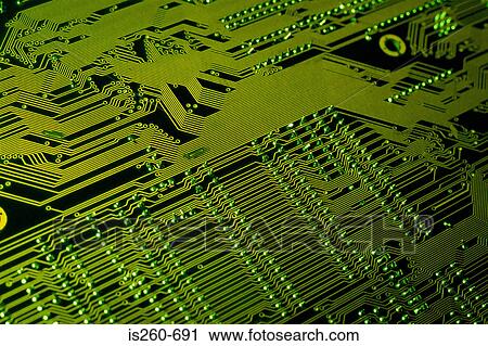 Green circuit board View Large Photo Image Stock Image - Green circuit board. Fotosearch