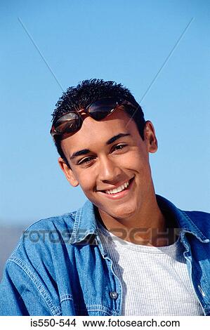 Picture - Portrait of a hispanic man. Fotosearch