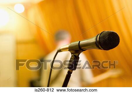 Microphone in a recording studio View Large Photo Image Stock Image - Microphone in a recording studio. Fotosearch