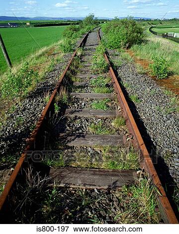 Rusty railroad track View Large Photo Image Stock Photo - Rusty railroad track. Fotosearch