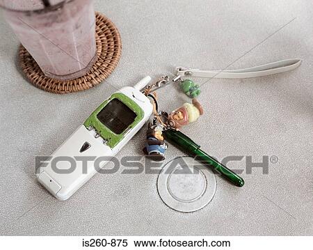 Cellular telephone and keyring View Large Photo Image Stock Photography - Cellular telephone and keyring. Fotosearch