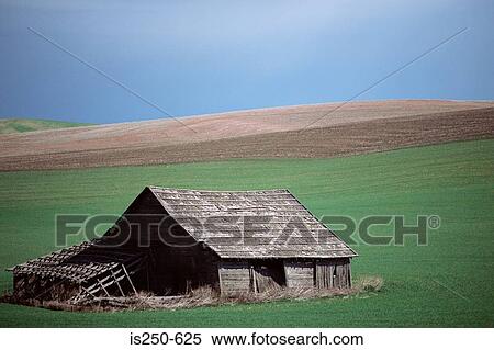 Stock Photography - Derelict wooden barn. Fotosearch