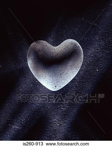Stock Image - Stone heart. Fotosearch