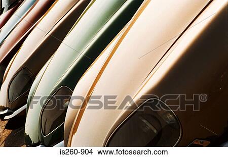 A row of vintage automobile hoods View Large Photo Image Picture - A row of vintage automobile hoods. Fotosearch