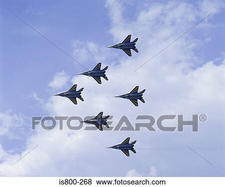 Stock Photo - Air force aerobatic team. Fotosearch