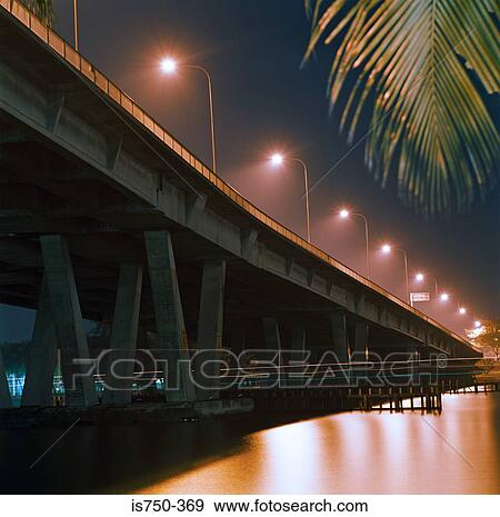 Stock Photo - Bridge over Singapore River. Fotosearch