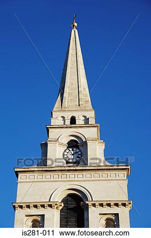 Stock Image - Christ Church Spitalfields London. Fotosearch