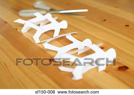 Paper chain on a table View Large Photo Image Stock Photo - Paper chain on a table. Fotosearch