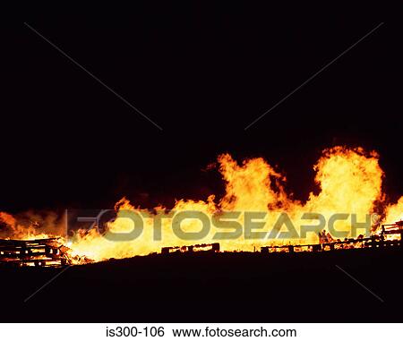 A burning fire View Large Photo Image Stock Photograph - A burning fire. Fotosearch