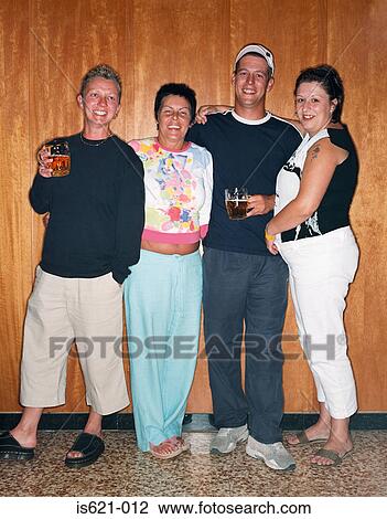 Stock Image - A group of chavs. Fotosearch