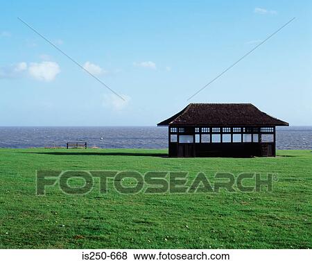 A shelter near the sea View Large Photo Image Stock Photo - A shelter near the sea . Fotosearch