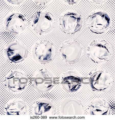 Stock Photo - Aluminium pill sheet. Fotosearch