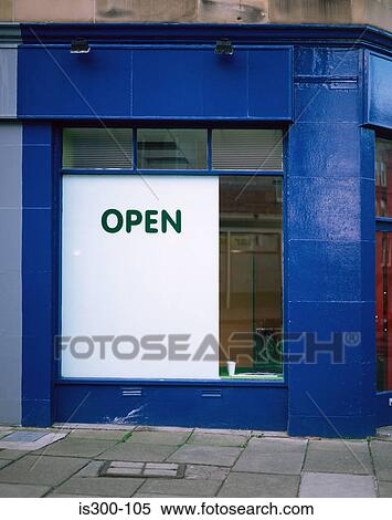 An open sign in a shop View Large Photo Image Stock Photography - An open sign in a shop. Fotosearch