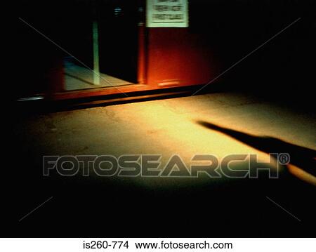 Picture - Blurred shadow of person. Fotosearch