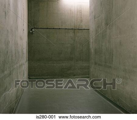 Concrete corridor View Large Photo Image Stock Image - Concrete corridor. Fotosearch