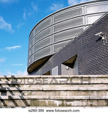 Curved metal building View Large Photo Image Stock Photography - Curved metal building. Fotosearch