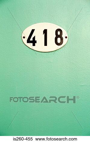Door number View Large Photo Image Stock Photography - Door number. Fotosearch