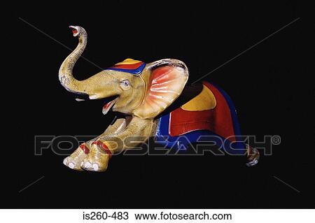 Elephant toy ride for children View Large Photo Image Stock Image - Elephant toy ride for children. Fotosearch