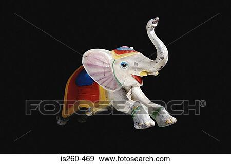 Elephant toy ride for children View Large Photo Image Stock Photo - Elephant toy ride for children. Fotosearch