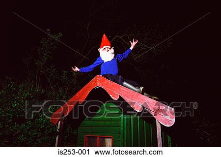 Happy garden gnome View Large Photo Image Stock Image - Happy garden gnome. Fotosearch