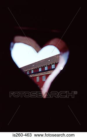 Heart shaped hole in door View Large Photo Image Stock Image - Heart shaped hole in door. Fotosearch