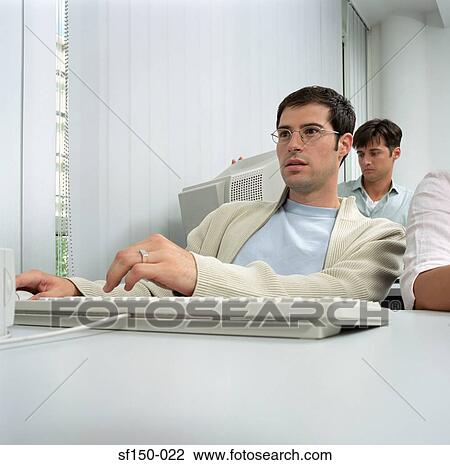 Office workers View Large Photo Image Stock Image - Office workers. Fotosearch