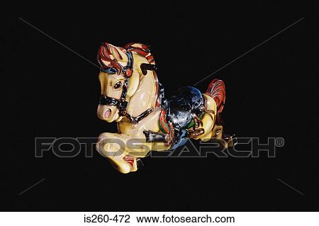 Pony toy ride for children View Large Photo Image Stock Image - Pony toy ride for children. Fotosearch