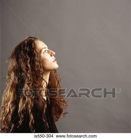 Profile of young woman View Large Photo Image Picture - Profile of young woman. Fotosearch