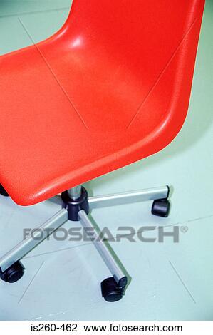Red office chair View Large Photo Image Stock Image - Red office chair. Fotosearch