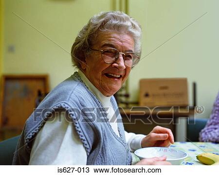 Senior woman smiling View Large Photo Image Stock Image - Senior woman smiling . Fotosearch