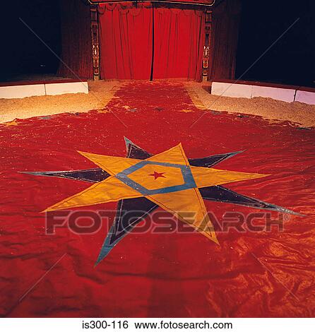 Star shape on circus tent floor View Large Photo Image Stock Photograph - Star shape on circus tent floor. Fotosearch