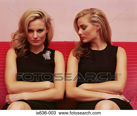 Woman looking jealously at another woman's brooch View Large Photo Image Stock Image - Woman looking jealously at another woman's brooch. Fotosearch