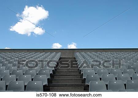 Empty sports stadium View Large Photo Image Stock Photo - Empty sports stadium. Fotosearch