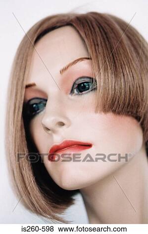 Female mannequin face View Large Photo Image Stock Photo - Female mannequin face. Fotosearch